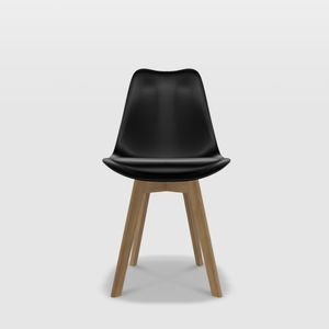 Cadeira Eames Safira Base Wood -