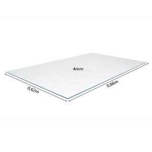 Vidro Para Mesa Retangular 86,8x6,23x4cm -